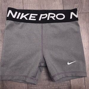 Youth Medium Nike Pro Charcoal Training Shorts